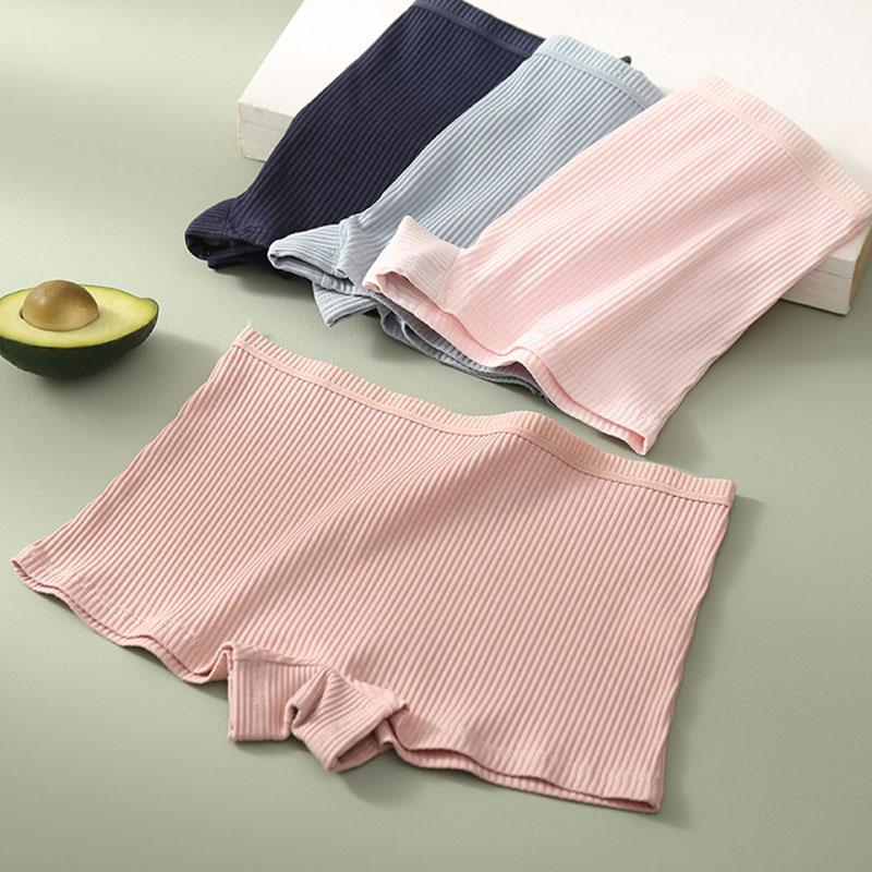 Women's Panties 3pcs Women Summer Safety Short Pants Thread Ribbed Striped Seamless Stretchy Solid Color Girls Under Skirt Boyshorts, Any 3pcs
Women's Panties 3pcs Women Summer Safety Short Pants Thread Ribbed Striped Seamless Stretchy Solid Color Girls Under Skirt Boyshorts, Any 3pcs