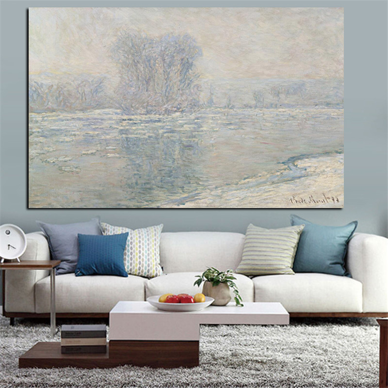 HD Print Claude Monet Ice Floes Misty Morning impressionist Oil Painting on Canvas Poster Wall Picture for Living Room
HD Print Claude Monet Ice Floes Misty Morning impressionist Oil Painting on Canvas Poster Wall Picture for Living Room