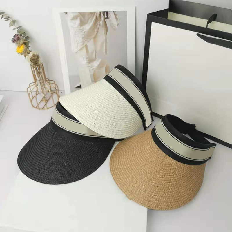 Fashion Summer Visors Sun Straw Hat Designer Cap Women Men Grass Weaving Hats Luxury Letter G Caps Holiday Casual Sunhat Casquette 2204064WU, G1
Fashion Summer Visors Sun Straw Hat Designer Cap Women Men Grass Weaving Hats Luxury Letter G Caps Holiday Casual Sunhat Casquette 2204064WU, G1