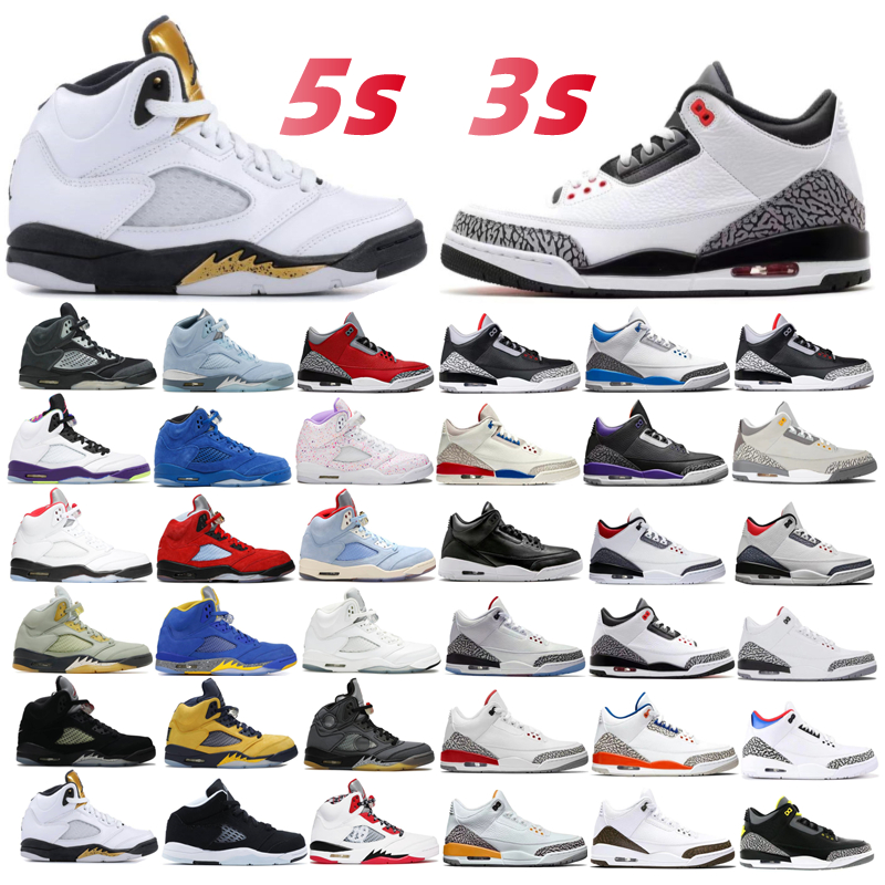 2022 New 3s 5s Basketball shoes 3 5 Rust Pink Knicks Racer Blue Pine Green Shattered Backboard Blue Bird UNC Men women Sport Trainers Sneakers size 40-46, Box
2022 New 3s 5s Basketball shoes 3 5 Rust Pink Knicks Racer Blue Pine Green Shattered Backboard Blue Bird UNC Men women Sport Trainers Sneakers size 40-46, Box