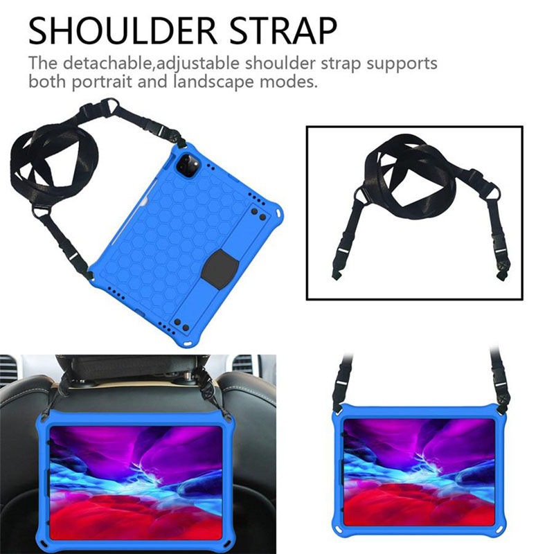 honeycomb Tablet PC Case For Ipad 10.2 8th mini 4 5 IpadPro 10.5 Air 2 Ipad9.7 Pro 11 For Tab S6 A 10.1 T510 T290 T307 P610 Amazon Fire HD8 back cover
