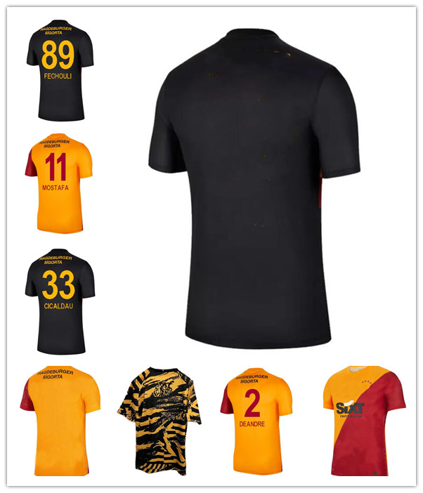 2021 2022 Galatasaray Soccer Jerseys 21 22 GOMIS LINNES CIGERCI BELHANDA FERNANDO FEGHOULI DONK Home Away Football Shirts
2021 2022 Galatasaray Soccer Jerseys 21 22 GOMIS LINNES CIGERCI BELHANDA FERNANDO FEGHOULI DONK Home Away Football Shirts