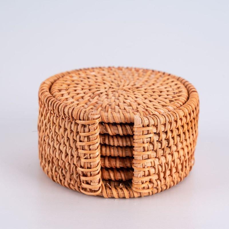 Mats & Pads Tea Cup Mat Hand Woven Heat Resistant Insulation Circular Rattan Custom Table Tabletop Coffee
Mats & Pads Tea Cup Mat Hand Woven Heat Resistant Insulation Circular Rattan Custom Table Tabletop Coffee