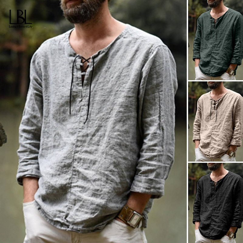 Mens Longsleeved Tshirts Spring Summer Solid Color Male Tops Cotton Linen Fashion Casual Longsleeved Tshirt 220614, A2grey
Mens Longsleeved Tshirts Spring Summer Solid Color Male Tops Cotton Linen Fashion Casual Longsleeved Tshirt 220614, A2grey