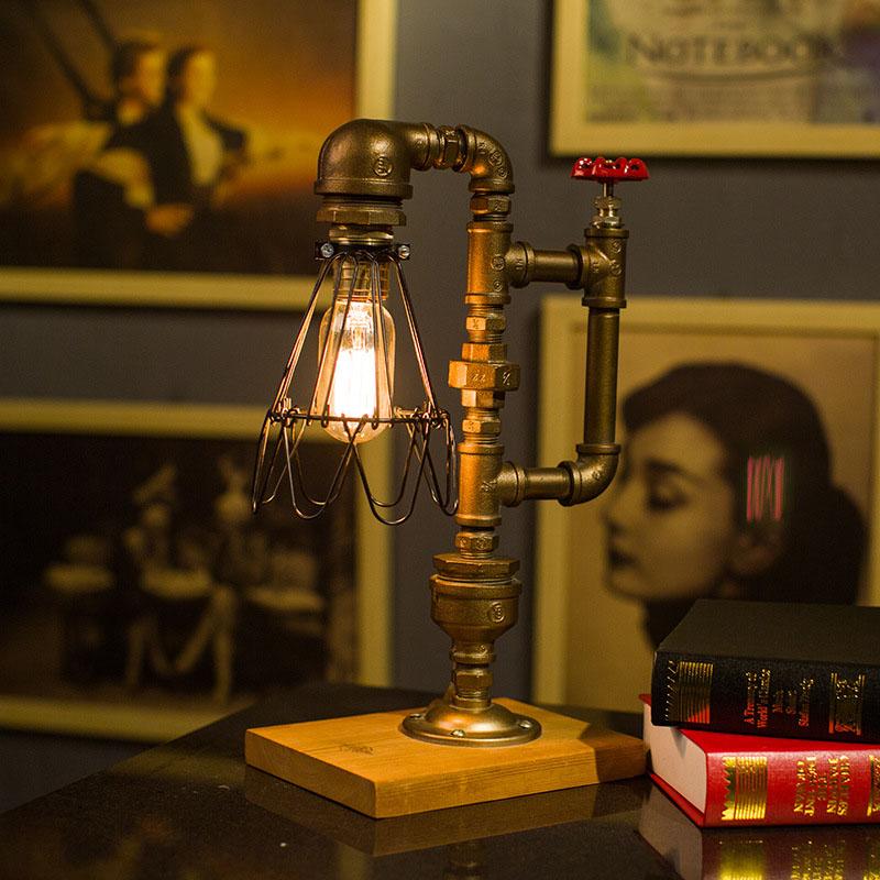 Table Lamps Loft Industrial Style Retro Desk Lamp Edison Water Pipe American Bedroom Study Decorative
Table Lamps Loft Industrial Style Retro Desk Lamp Edison Water Pipe American Bedroom Study Decorative
