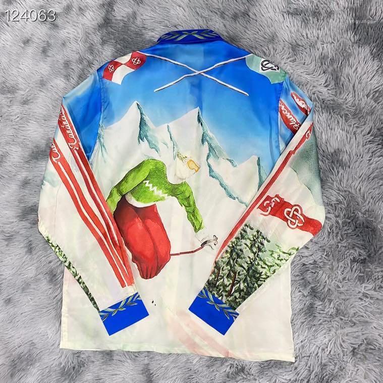 Men' Casual Shirts W0959 Fashion 2022 Runway Luxury European Design Party Style Clothing, Blue 
Men' Casual Shirts W0959 Fashion 2022 Runway Luxury European Design Party Style Clothing, Blue