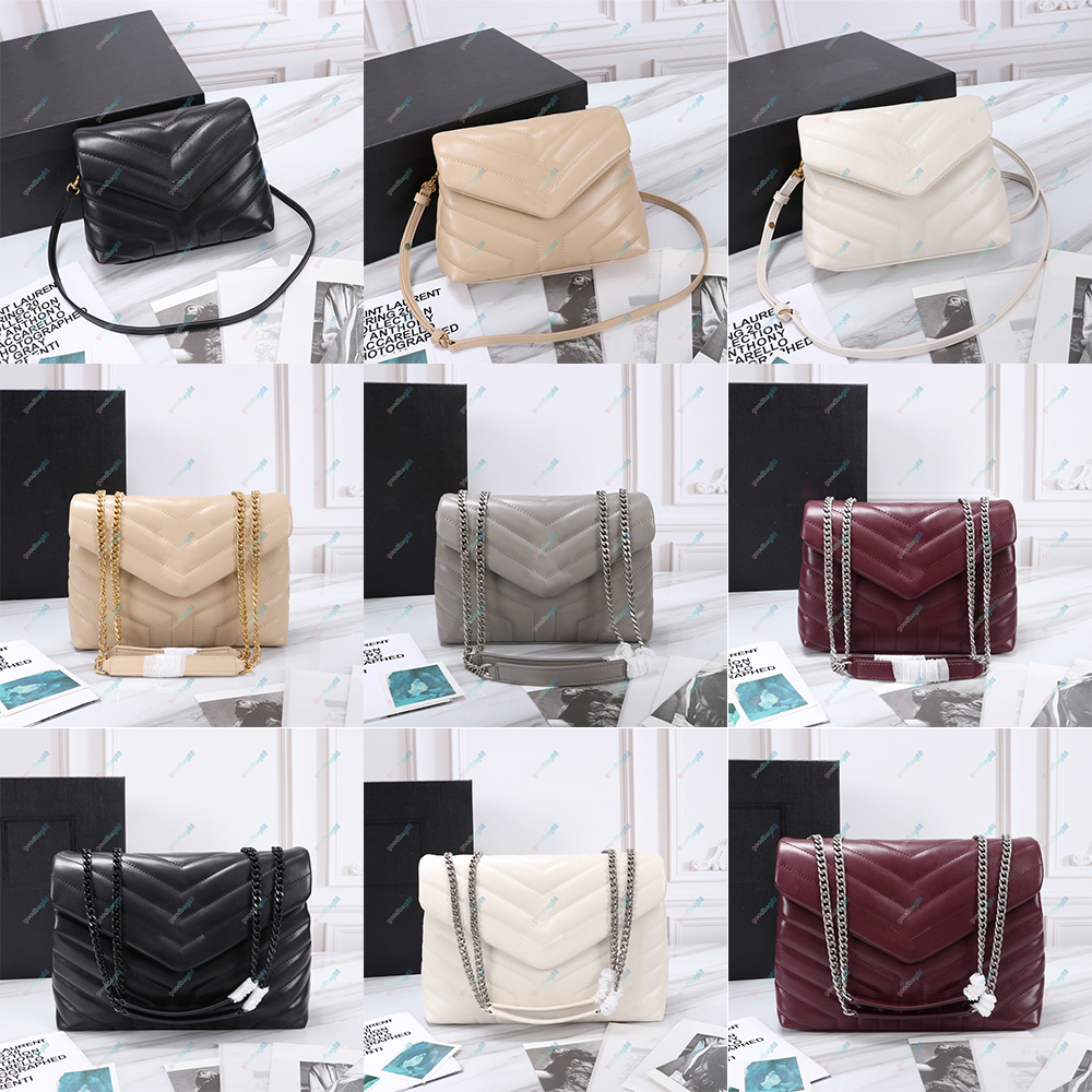 Top Quality Designer Bags LOULOU Y-Quilted Leather Chain Shoulder Bags Fashion Women Handbags Crossbady Flap Magnetic Closure Purse 3 Sizes and Multiple Colors, A desiccant
Top Quality Designer Bags LOULOU Y-Quilted Leather Chain Shoulder Bags Fashion Women Handbags Crossbady Flap Magnetic Closure Purse 3 Sizes and Multiple Colors, A desiccant