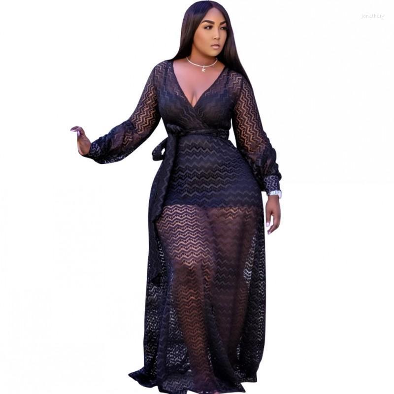Plus Size Dresses Two Piece Set For Women V Neck With Sashes And Bandage Bottom Dress Summer Fashion Black Streetwear Robes 5XL Jona22
Plus Size Dresses Two Piece Set For Women V Neck With Sashes And Bandage Bottom Dress Summer Fashion Black Streetwear Robes 5XL Jona22