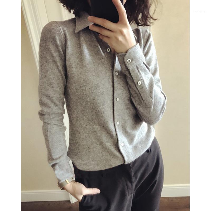 Women's Blouses & Shirts 2022 Cashmere Shirt Small Loose Card Pure Colour Turn-collar Knitted Bottom, Rice camel
Women's Blouses & Shirts 2022 Cashmere Shirt Small Loose Card Pure Colour Turn-collar Knitted Bottom, Rice camel