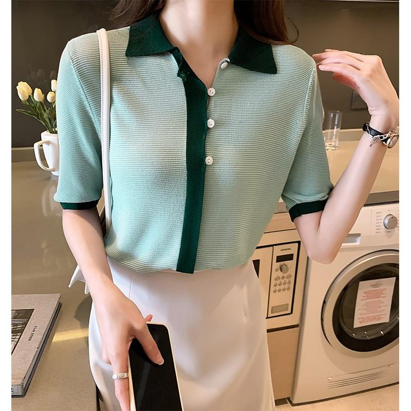 Women's Blouses & Shirts Embroidery Oversize Womens Summer Tops Femme Casual Women Shirt Short Sleeve Knitted Girls Blouse Plus Size Blusas, Black
Women's Blouses & Shirts Embroidery Oversize Womens Summer Tops Femme Casual Women Shirt Short Sleeve Knitted Girls Blouse Plus Size Blusas, Black