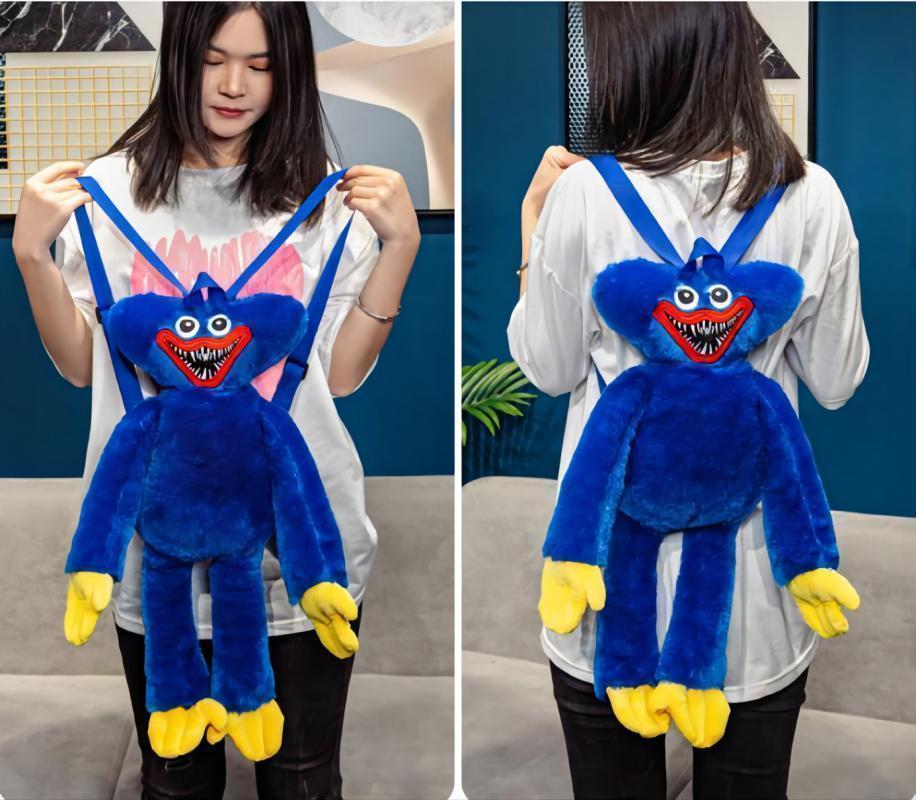 Party Favor Huggy Wuggy Kids Plushs Backpack Horror Sausage Monster Plush Adult Plush Kid Gifts, Blue
Party Favor Huggy Wuggy Kids Plushs Backpack Horror Sausage Monster Plush Adult Plush Kid Gifts, Blue