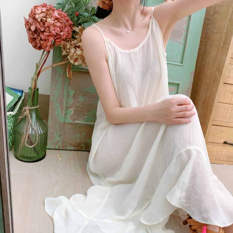 Casual Dresses Women's Ultra-comfortable Summer Forest Sling Long Loose Large Size Solid Color Base DressCasual, Light apricot
Casual Dresses Women's Ultra-comfortable Summer Forest Sling Long Loose Large Size Solid Color Base DressCasual, Light apricot