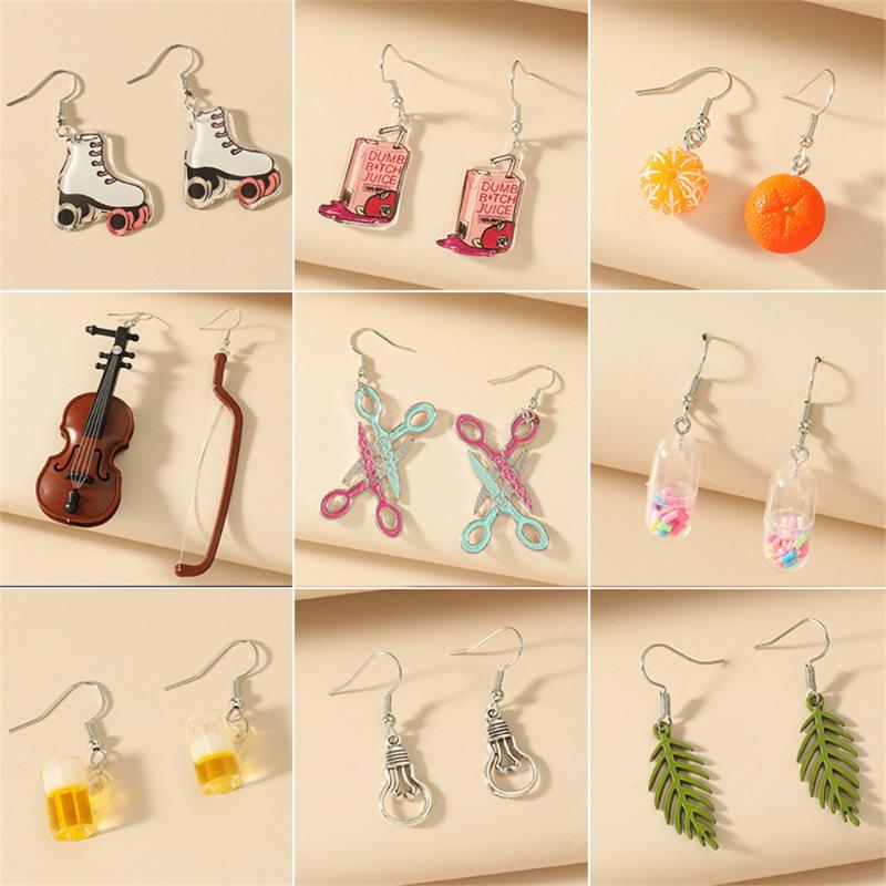 Dangle & Chandelier Wholesale Funny Drop Earrings For Women Creative Trendy Acrylic Personality Leaf Fruit Pendant Ear Hook EarringsDangle
Dangle & Chandelier Wholesale Funny Drop Earrings For Women Creative Trendy Acrylic Personality Leaf Fruit Pendant Ear Hook EarringsDangle
