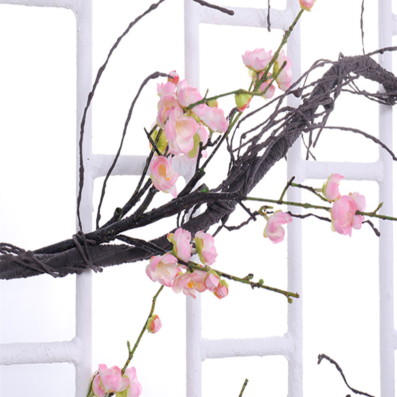 3M Artificial Flower Fake Plants Tree Rattan Cherry Branches Wall Hanging Trunk Flexible Vines For Home Wedding Garden DIY Decor3218168