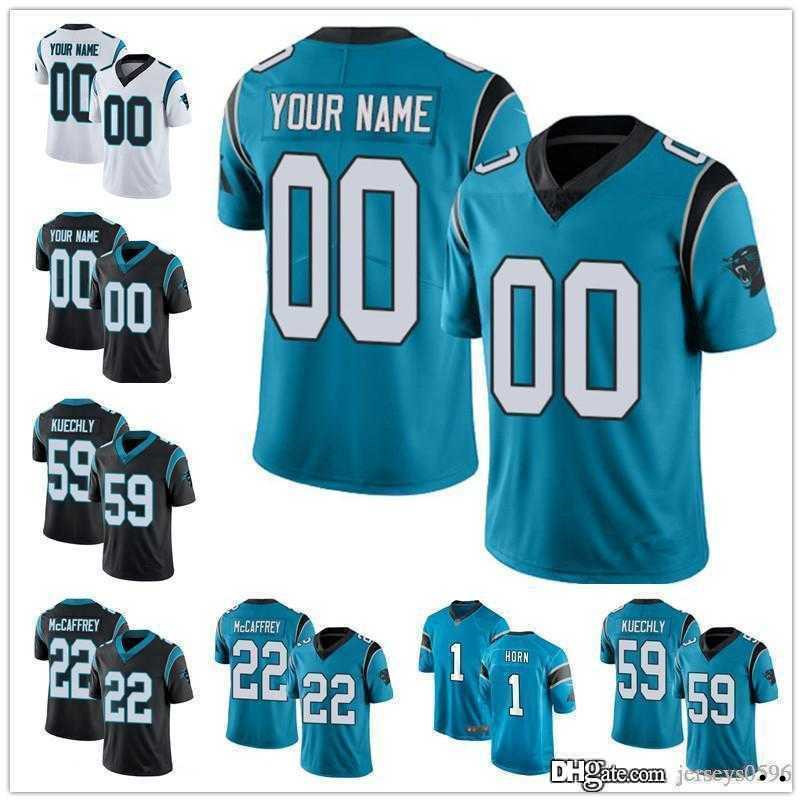 custom Carolina''Panthers''men women youth 79 Ikem Ekwonu 22 Christian McCaffrey 2 DJ Moore 8 Jaycee Horn 14 Sam Darnold 21 Jeremy Chinn Football Jerseys