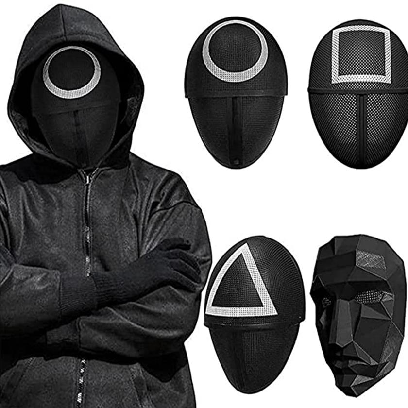 Squid Game Mask for Men Women 2021 Squid Game Costume Cosplay Outfits Face Cover Masquerade Accessories Halloween Props DHL Air Ex2878
Squid Game Mask for Men Women 2021 Squid Game Costume Cosplay Outfits Face Cover Masquerade Accessories Halloween Props DHL Air Ex2878