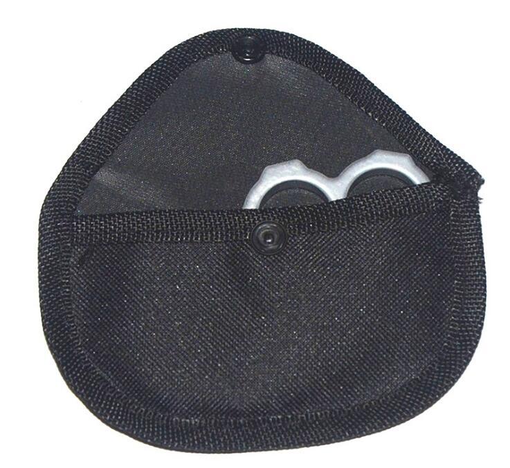 2025 Strong Brass Knuckle Dusters Nylon Bag Self Defense Personal Security Outdoor Self-defense Pendant Pocket EDC Tool Cover