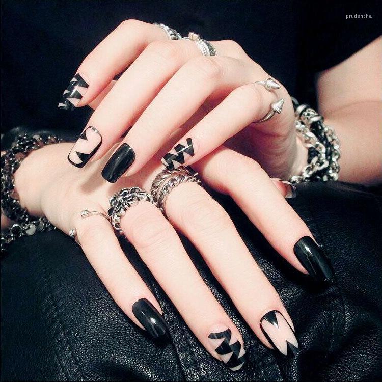 False Nails Acrylic Classical Full Artificial Tips Fake Set For Home Office Faux Ongles Fashion Long Nail Patch DN13 Prud22, D42
False Nails Acrylic Classical Full Artificial Tips Fake Set For Home Office Faux Ongles Fashion Long Nail Patch DN13 Prud22, D42
