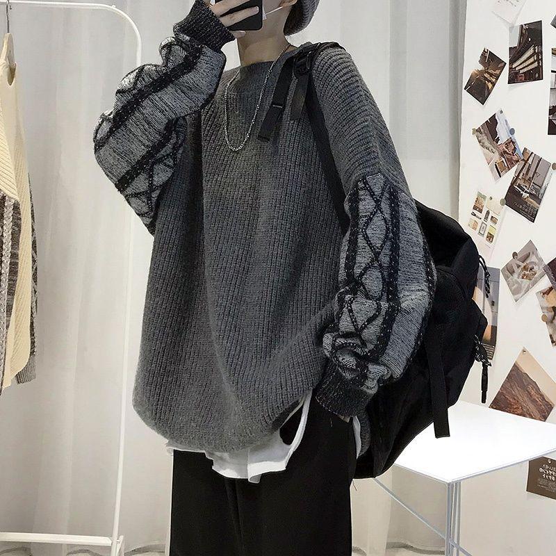 Men's Sweaters ZCSMLL Autumn Winter Long Sleeves Stitching Round Neck Sweater Loose Pullover Korean Knitted Casual 2022, Beige
Men's Sweaters ZCSMLL Autumn Winter Long Sleeves Stitching Round Neck Sweater Loose Pullover Korean Knitted Casual 2022, Beige