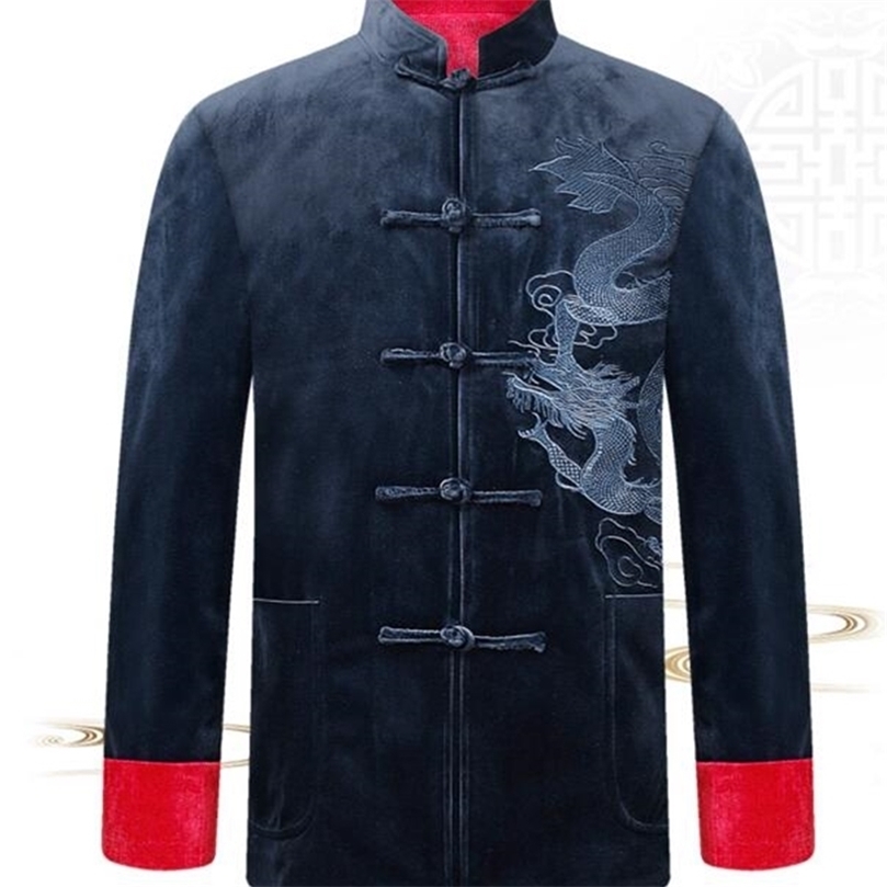 Farther coat winter chinese style men jacket fashion YK002 201128
