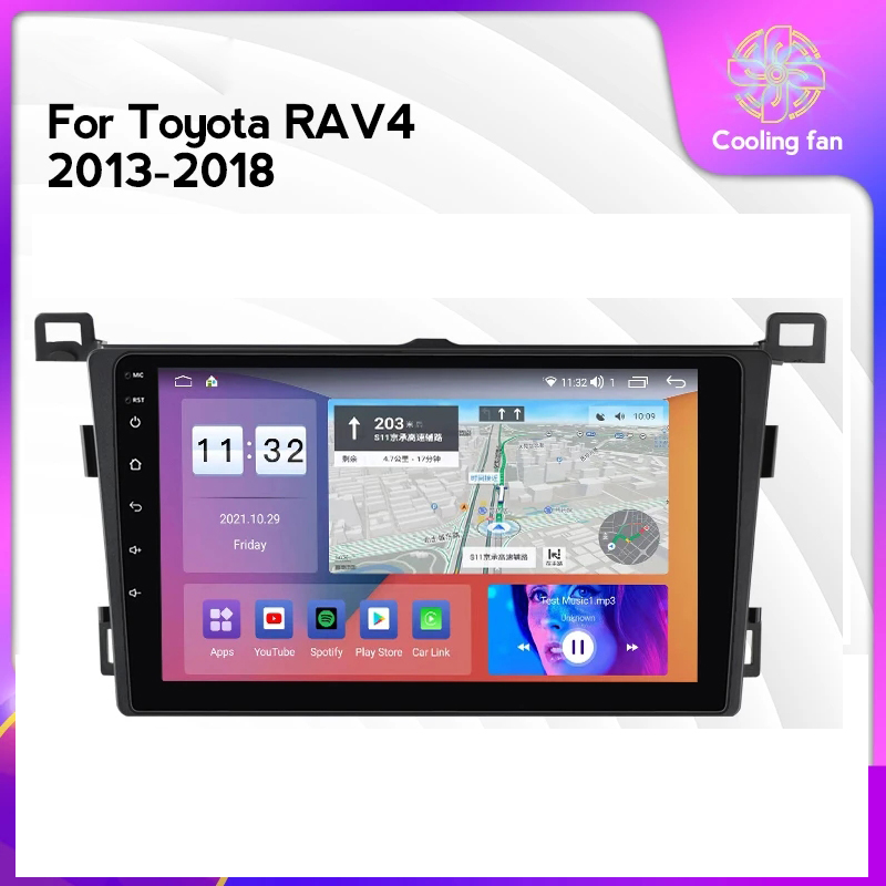 9 Inch Android 10 Car DVD Video GPS for Toyota RAV4 2013-2018 Navigation System
9 Inch Android 10 Car DVD Video GPS for Toyota RAV4 2013-2018 Navigation System