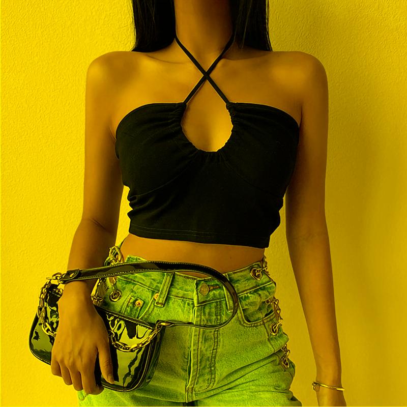 Women's Tanks & Camis Womens Chic Crisscross Halter Tank Tops Sexy Sleeveless Solid Color Keyhole Crop Skin-Friendly And Comfortable Black W, White
Women's Tanks & Camis Womens Chic Crisscross Halter Tank Tops Sexy Sleeveless Solid Color Keyhole Crop Skin-Friendly And Comfortable Black W, White