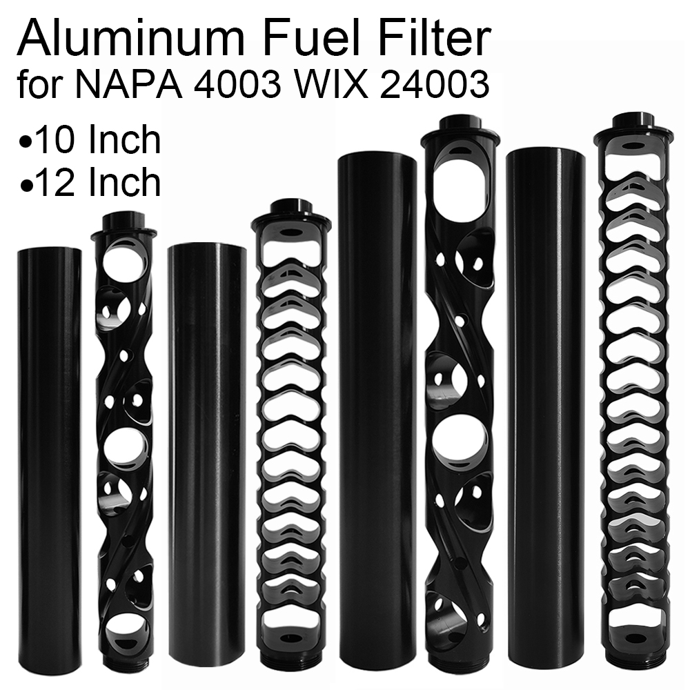 Oil Fuel Filter Solvent Trap Titanium Aluminum Spiral Single Core 10 12 Inch 1/2-28 5/8-24 for NAPA 4003 WIX 24003
Oil Fuel Filter Solvent Trap Titanium Aluminum Spiral Single Core 10 12 Inch 1/2-28 5/8-24 for NAPA 4003 WIX 24003