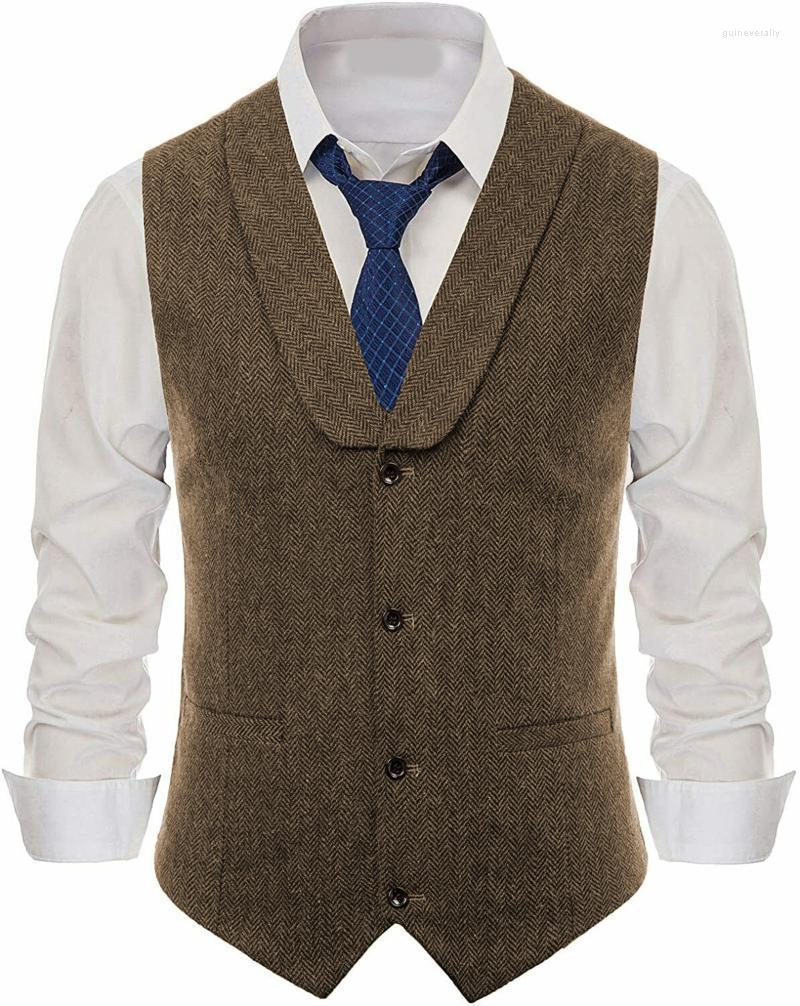 Men's Vests Wool Slim Fit Leisure Cotton Suit Vest Gentleman Herringbone Pattern Waistcoat Beckham Business Brown Wedding Groom Guin22, Black
Men's Vests Wool Slim Fit Leisure Cotton Suit Vest Gentleman Herringbone Pattern Waistcoat Beckham Business Brown Wedding Groom Guin22, Black