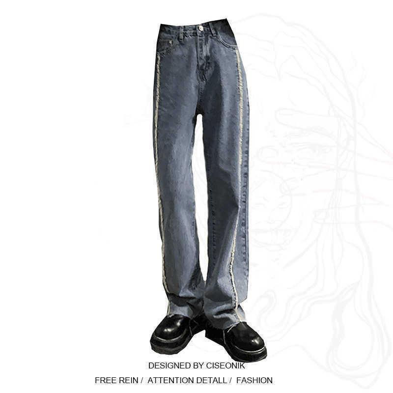 Women's Plus Size Pants Large Dress Fat Sister American Style Fried Street Rough Edge High Waist Straight Jeans Casual Loose Thin TrendWomen, Blue trousers
Women's Plus Size Pants Large Dress Fat Sister American Style Fried Street Rough Edge High Waist Straight Jeans Casual Loose Thin TrendWomen, Blue trousers