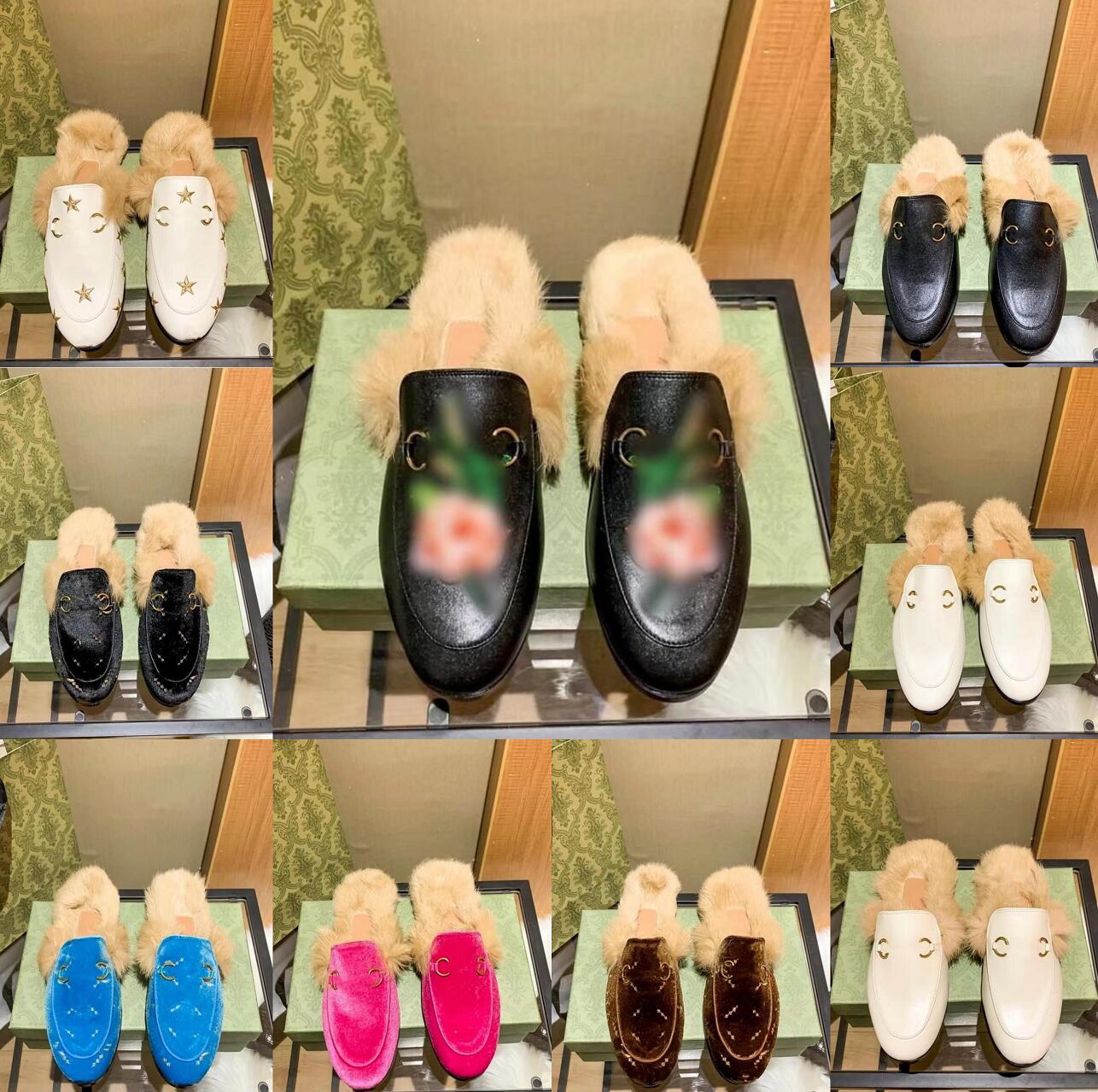 Brand Designers Half Slipper Princetown Suede Velvet Women Sandals Embroidery Leather Slippers Rabbit Fur Winter Plush Slipper Luxury Warmth Flat Bottom Loafers, Not for individual sale
Brand Designers Half Slipper Princetown Suede Velvet Women Sandals Embroidery Leather Slippers Rabbit Fur Winter Plush Slipper Luxury Warmth Flat Bottom Loafers, Not for individual sale