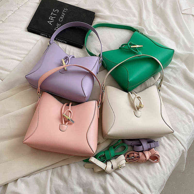 bags Bolso pequeño de piel sintética para mujer, bandolera hombro tipo cubo, diseñador, a la moda, estilo Casual, 2022 220416