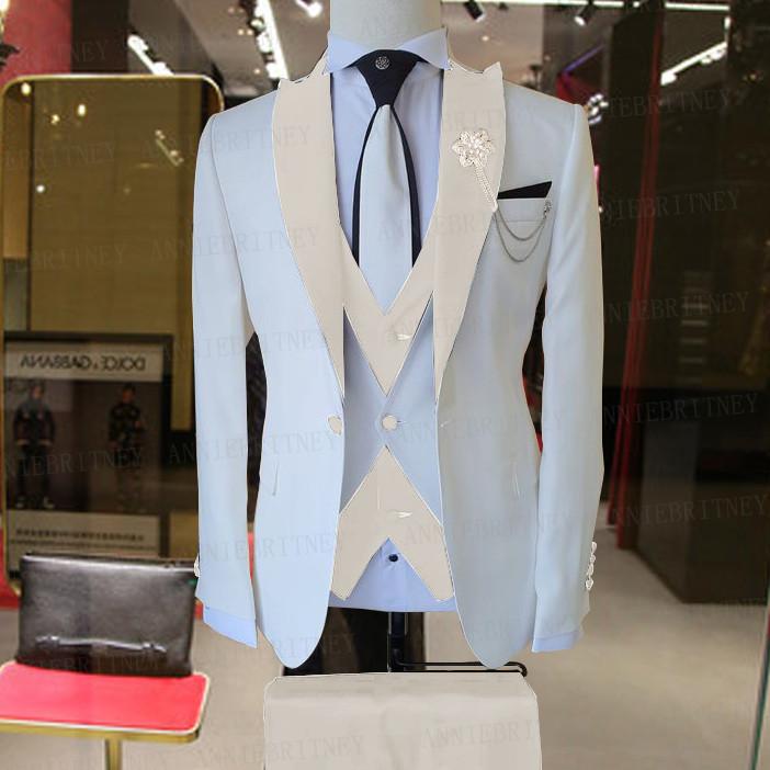 Men's Suits & Blazers Costume Homme Italian Business Slim Fit 3 Pieces Creamy-white For Men Groom Prom Tuxedos Groomsmen Blazer WeddingMen's, Beige
Men's Suits & Blazers Costume Homme Italian Business Slim Fit 3 Pieces Creamy-white For Men Groom Prom Tuxedos Groomsmen Blazer WeddingMen's, Beige