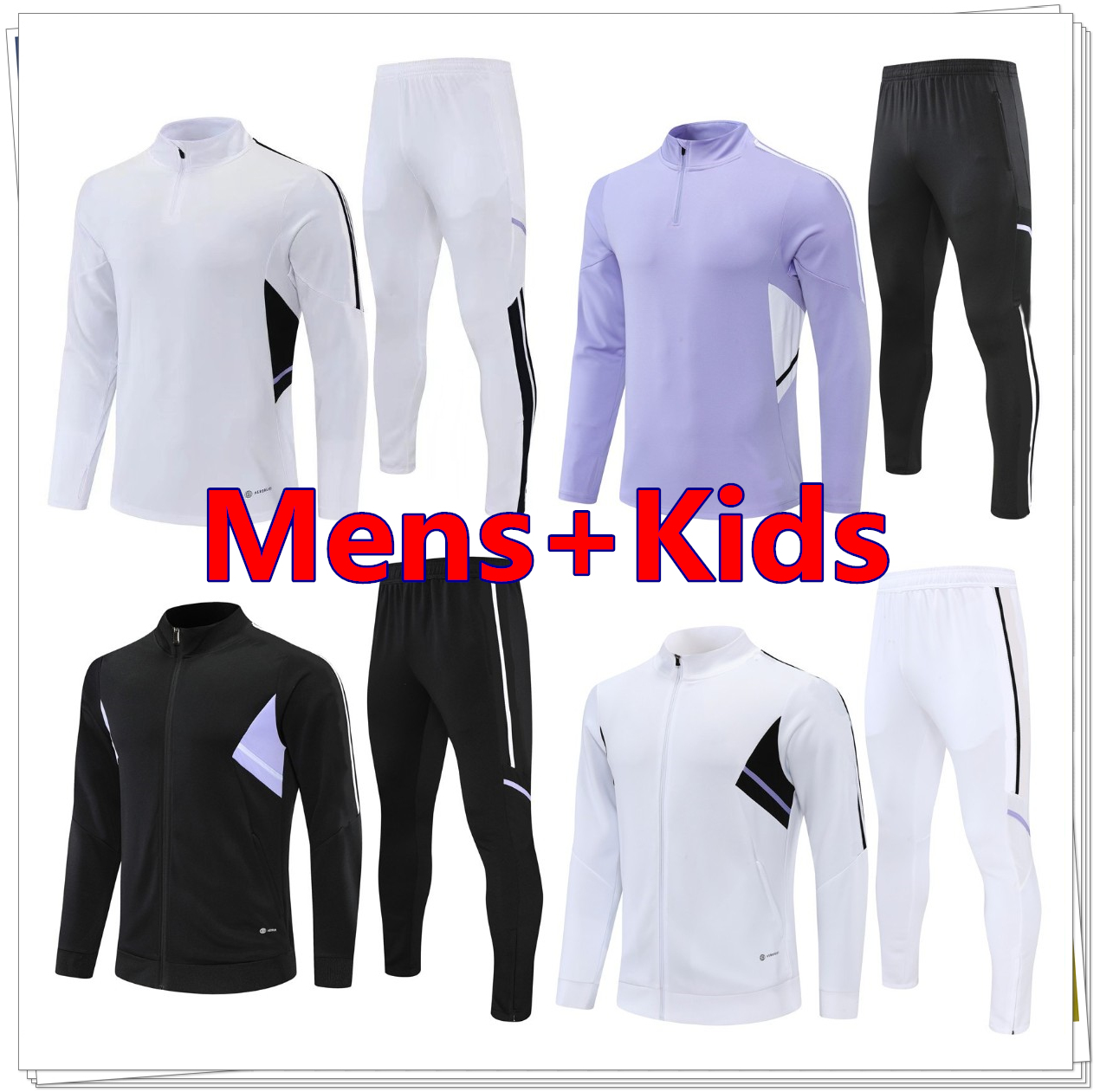 BENZEMA Kids Training Kit TCHOUAMENI Soccer Jersey Jacket Vinicius Children Tracksuit Sets Child training kits Suits MODRIC Football Shirts Sweatsuits Jerseys
BENZEMA Kids Training Kit TCHOUAMENI Soccer Jersey Jacket Vinicius Children Tracksuit Sets Child training kits Suits MODRIC Football Shirts Sweatsuits Jerseys
