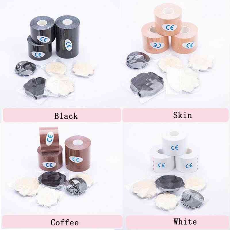 1 Roll Bra Boob Tape Breast Lifting Tape Sticker For Nipples Body Booby Tape Fashion Chest Breast Adhesive Push Up Sticky Bra H220511