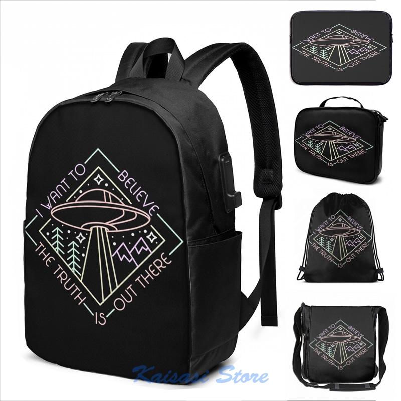 Backpack I Want To Believe The Truth Is Out There USB Charge Men School Bags Women Bag Travel Laptop, Drawstring bag
Backpack I Want To Believe The Truth Is Out There USB Charge Men School Bags Women Bag Travel Laptop, Drawstring bag