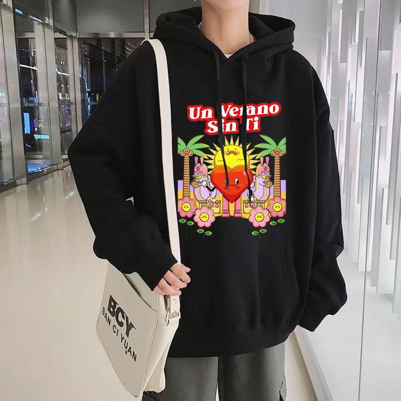 Men' Hoodies & Sweatshirts Bad UN VERANO SIN TI Graphics Classic Fashion Print Hoodie Gothic Clothes Oversized Men Simple Unisex PulloveMen, Orange
Men' Hoodies & Sweatshirts Bad UN VERANO SIN TI Graphics Classic Fashion Print Hoodie Gothic Clothes Oversized Men Simple Unisex PulloveMen, Orange