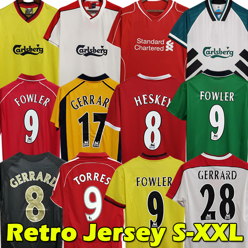 93 95 DALGLISH HESKEY Mens Retro Soccer Jerseys 96 97 99 FOWLER GERRARD FOWLER 01 02 07 09 Football Shirts 10 11 14 15 Kuyt Keane Short Sleeve Uniforms, Liwupu 1995-96 away
93 95 DALGLISH HESKEY Mens Retro Soccer Jerseys 96 97 99 FOWLER GERRARD FOWLER 01 02 07 09 Football Shirts 10 11 14 15 Kuyt Keane Short Sleeve Uniforms, Liwupu 1995-96 away