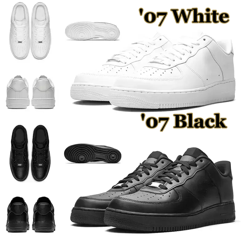 Designer 1 Low 07 Running Shoes Men Women Triple White Black Mens Trainers Outdoor Sports Sneakers, 24
Designer 1 Low 07 Running Shoes Men Women Triple White Black Mens Trainers Outdoor Sports Sneakers, 24