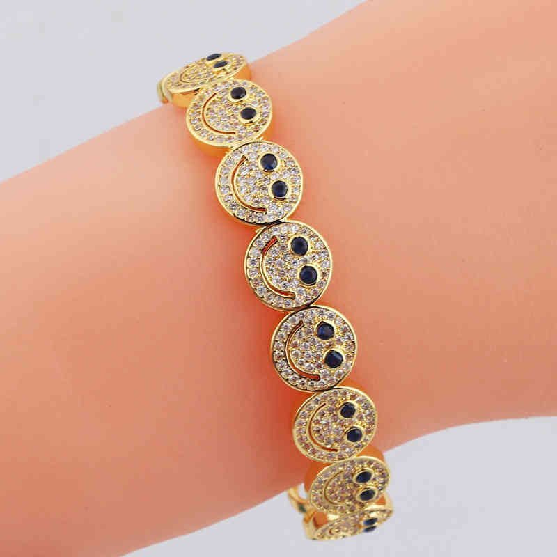 European And American Fashion Retro Diamond Face Open Bracelet For Women