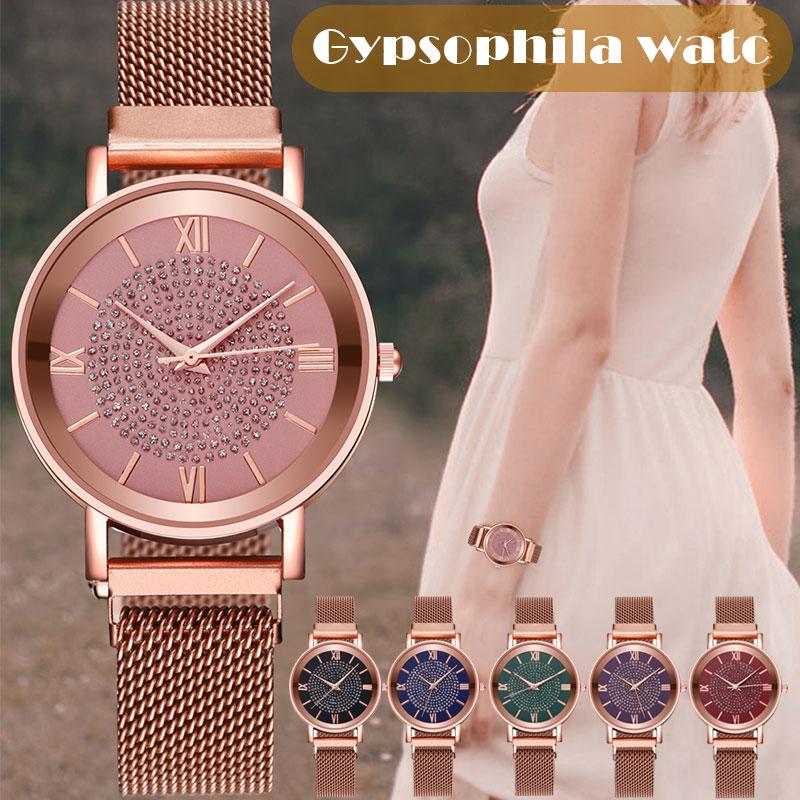 Wristwatches Quartz Watch With Magnetic Strap Casual Analog Roman Scale Wrist Round Dial For Women@88, Brown
Wristwatches Quartz Watch With Magnetic Strap Casual Analog Roman Scale Wrist Round Dial For Women@88, Brown
