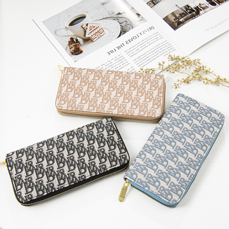Wholesale 2022 Women's New Popular Long Wallet Letter Zipper Handbag High Capacity Bag Small Classic Female Shoulder bags, Blue
Wholesale 2022 Women's New Popular Long Wallet Letter Zipper Handbag High Capacity Bag Small Classic Female Shoulder bags, Blue