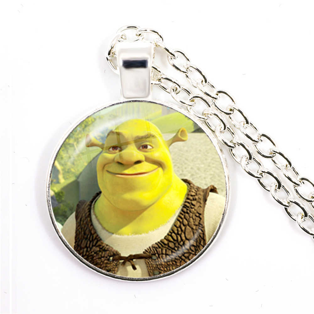Antique Necklace Cartoon Shrek Glass Dome Cabochon Fashion Retro Pendants Jewelry Women Mens
Antique Necklace Cartoon Shrek Glass Dome Cabochon Fashion Retro Pendants Jewelry Women Mens