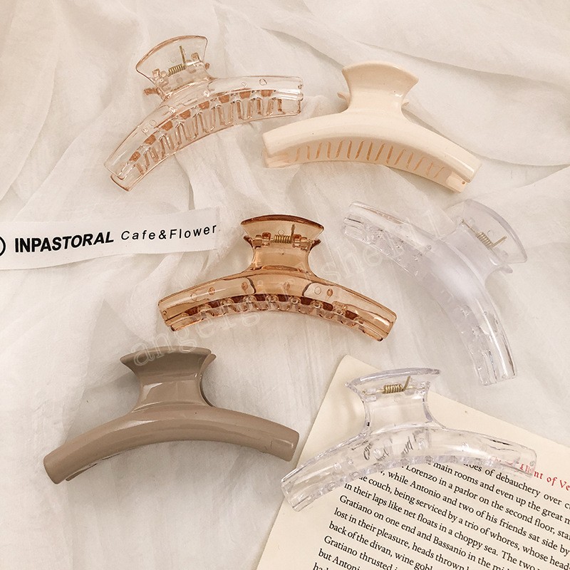 Simple Hair Claw Fashion Transparent Hair Clips Barrettes Women Geometric Clamps Hairpin Headwear Hair Accessories Gift
Simple Hair Claw Fashion Transparent Hair Clips Barrettes Women Geometric Clamps Hairpin Headwear Hair Accessories Gift
