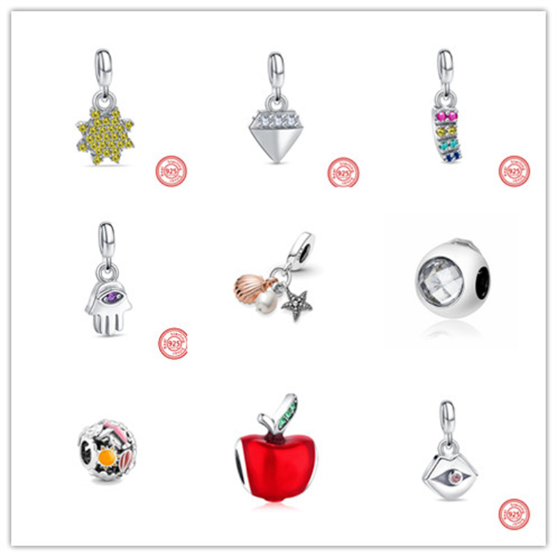 s925 Sterling Silver Loose Beads Beaded Charms Apple Bracelets Fashion Girls Original Fit Pandora Style Necklace Love Heart Pendant Women Jewelry Gifts
s925 Sterling Silver Loose Beads Beaded Charms Apple Bracelets Fashion Girls Original Fit Pandora Style Necklace Love Heart Pendant Women Jewelry Gifts