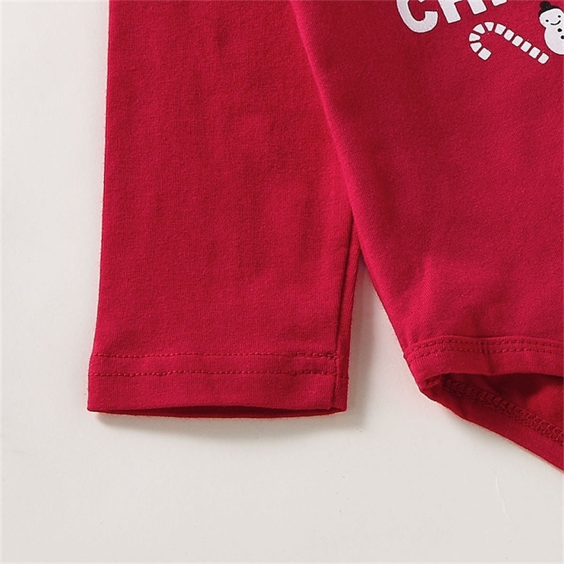 baby girl winter clothes Infant Baby Girls Christmas Letter Print Romper BodysuitCartoon Skirts Outfits vestidos de festa LJ201223