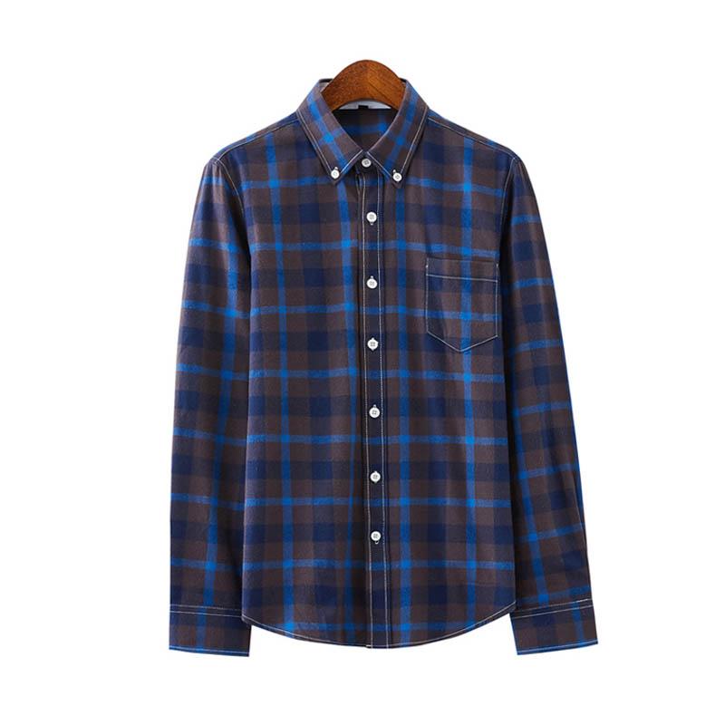Men's Casual Shirts Fashion Men's Slim Plaid Shirt Checkered Men Long Sleeve Chemise Homme Cotton Male Check ShirtsMen's, Blue
Men's Casual Shirts Fashion Men's Slim Plaid Shirt Checkered Men Long Sleeve Chemise Homme Cotton Male Check ShirtsMen's, Blue