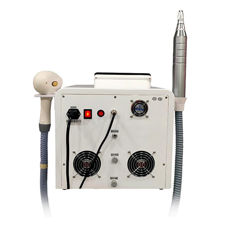 Portable Multi-functional ND-yag Laser Tattoo Removal Laser Hair Removal Skin Rejuvenation Device for beauty salon