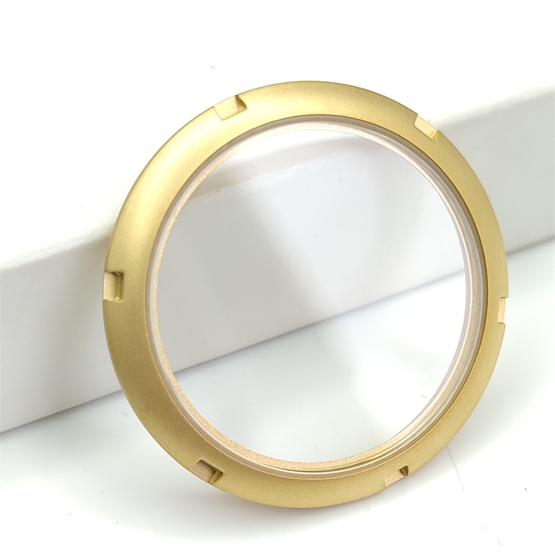 Brushed Shiny Caseback Sapphire Crystal Transparent Steel Watch Case Back For SKX007 NH35 NH36 With O Ring gasket Parts 220617