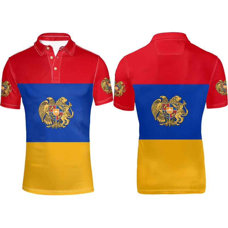 ARMENIA youth custom made name number po red black green tees arm country Polo shirt armenian nation flag am clothes 220608