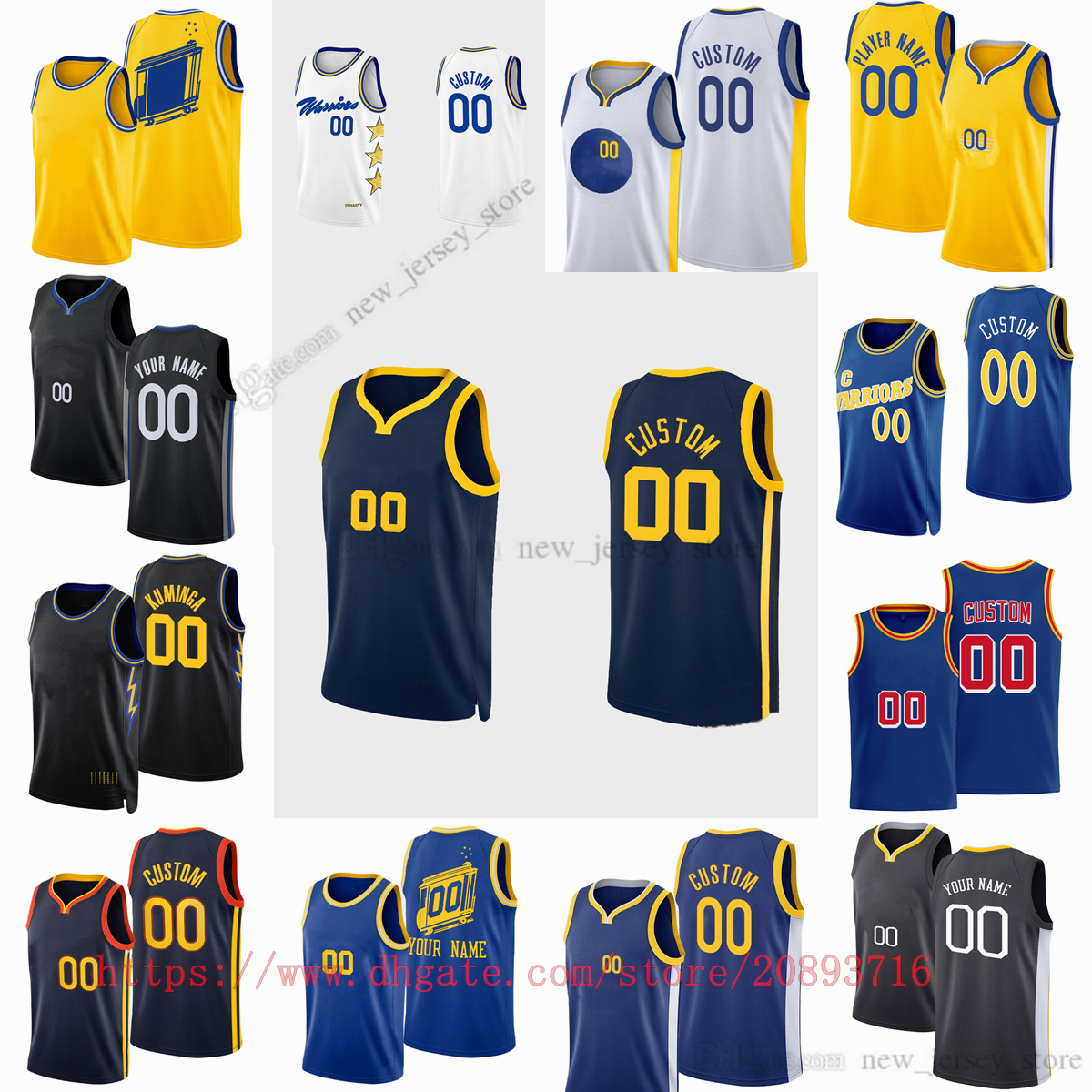 2022-23 Custom Printed New Season Basketball Jersey Baldwin Kuminga Curry Thompson Wiggins Green Wiseman Moody Poole Chiozza Looney Baldwin McClung DiVincenzo, Printed (with team logo)
2022-23 Custom Printed New Season Basketball Jersey Baldwin Kuminga Curry Thompson Wiggins Green Wiseman Moody Poole Chiozza Looney Baldwin McClung DiVincenzo, Printed (with team logo)